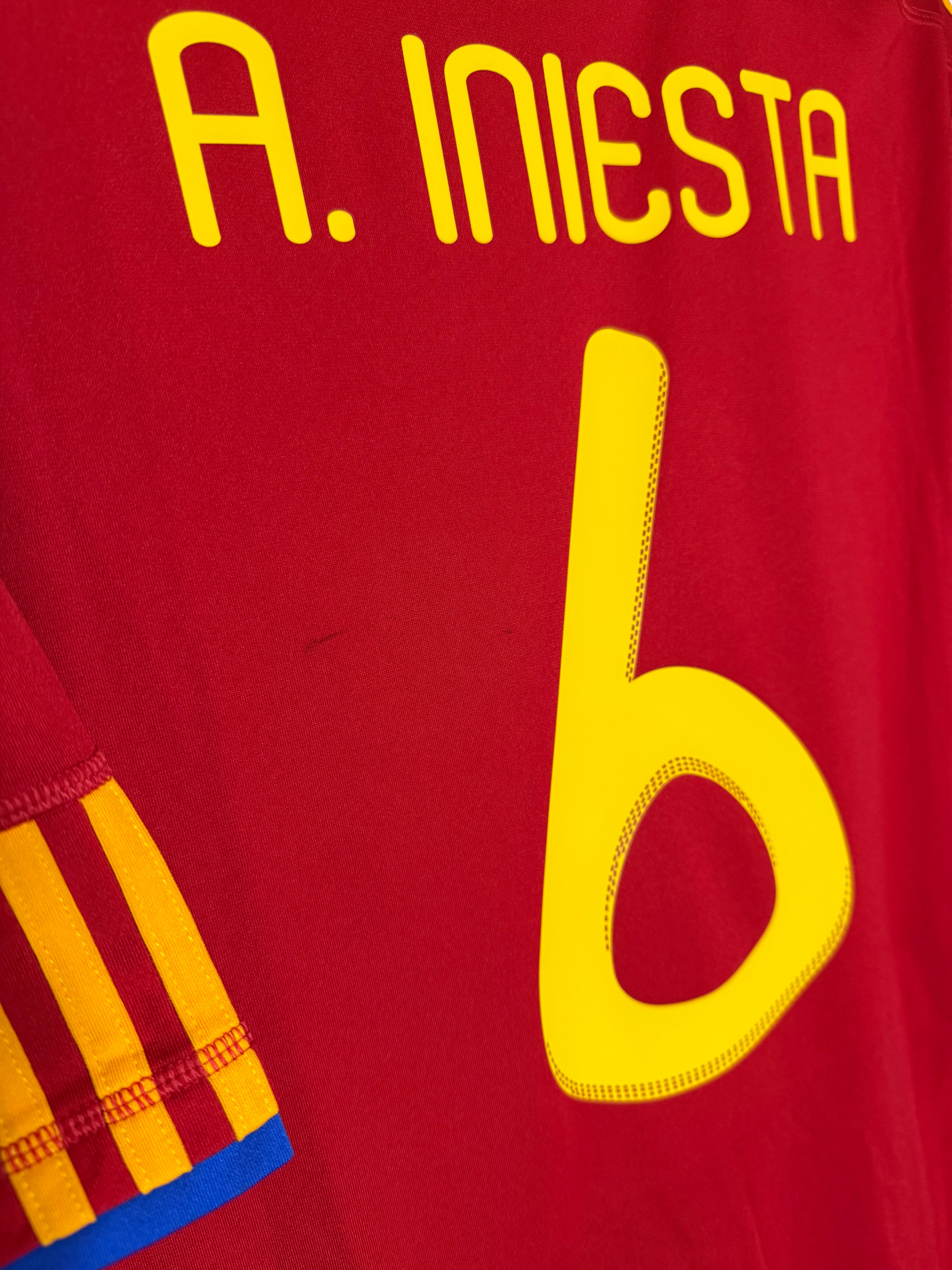 Spanien VM 2010 Hemmatröja Iniesta #6 Large