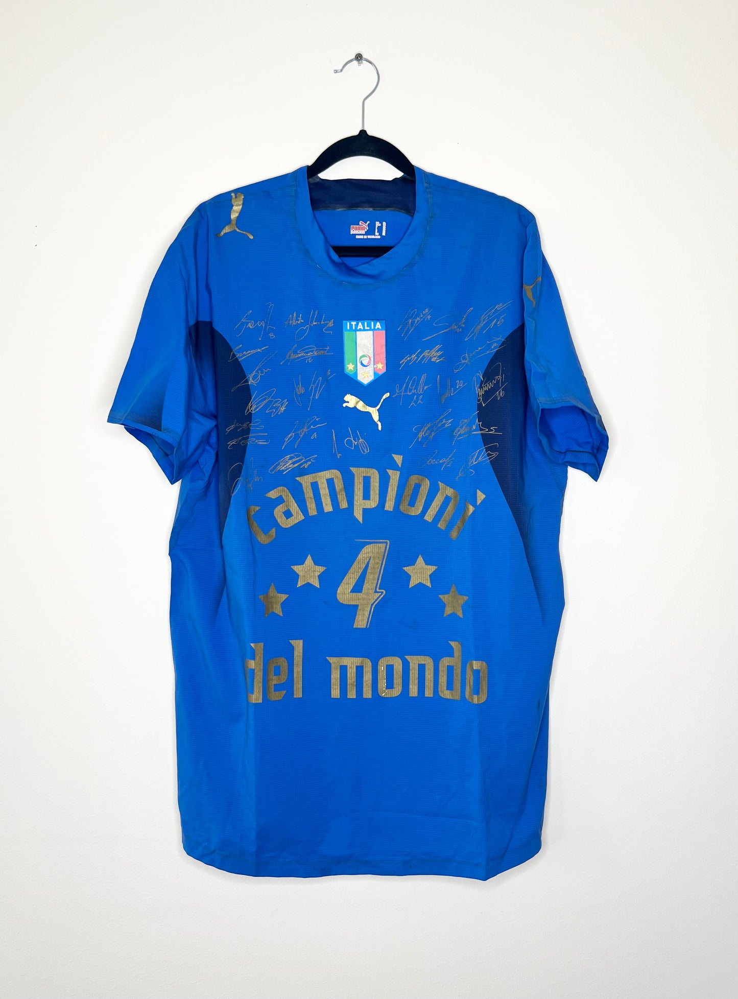 Italy 2006 World Cup Home Shirt *Campioni del mondo* XL