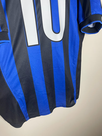 Inter Milan 1998-1999 Home Shirt Baggio #10 Large