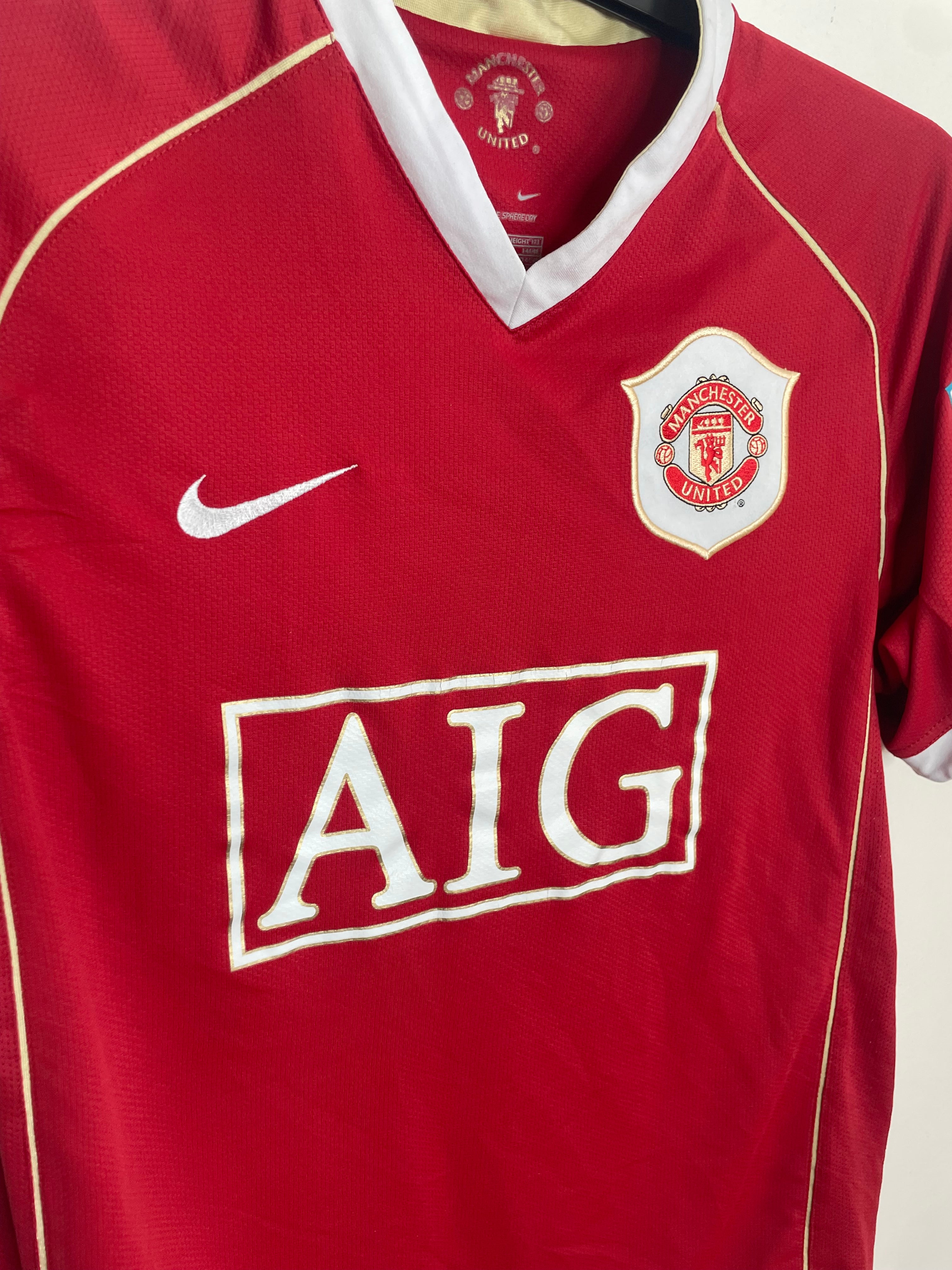 Manchester United 2006-07 Home Shirt Ronaldo #7 Small
