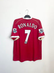 Manchester United 2006-07 Home Shirt Ronaldo #7 XL