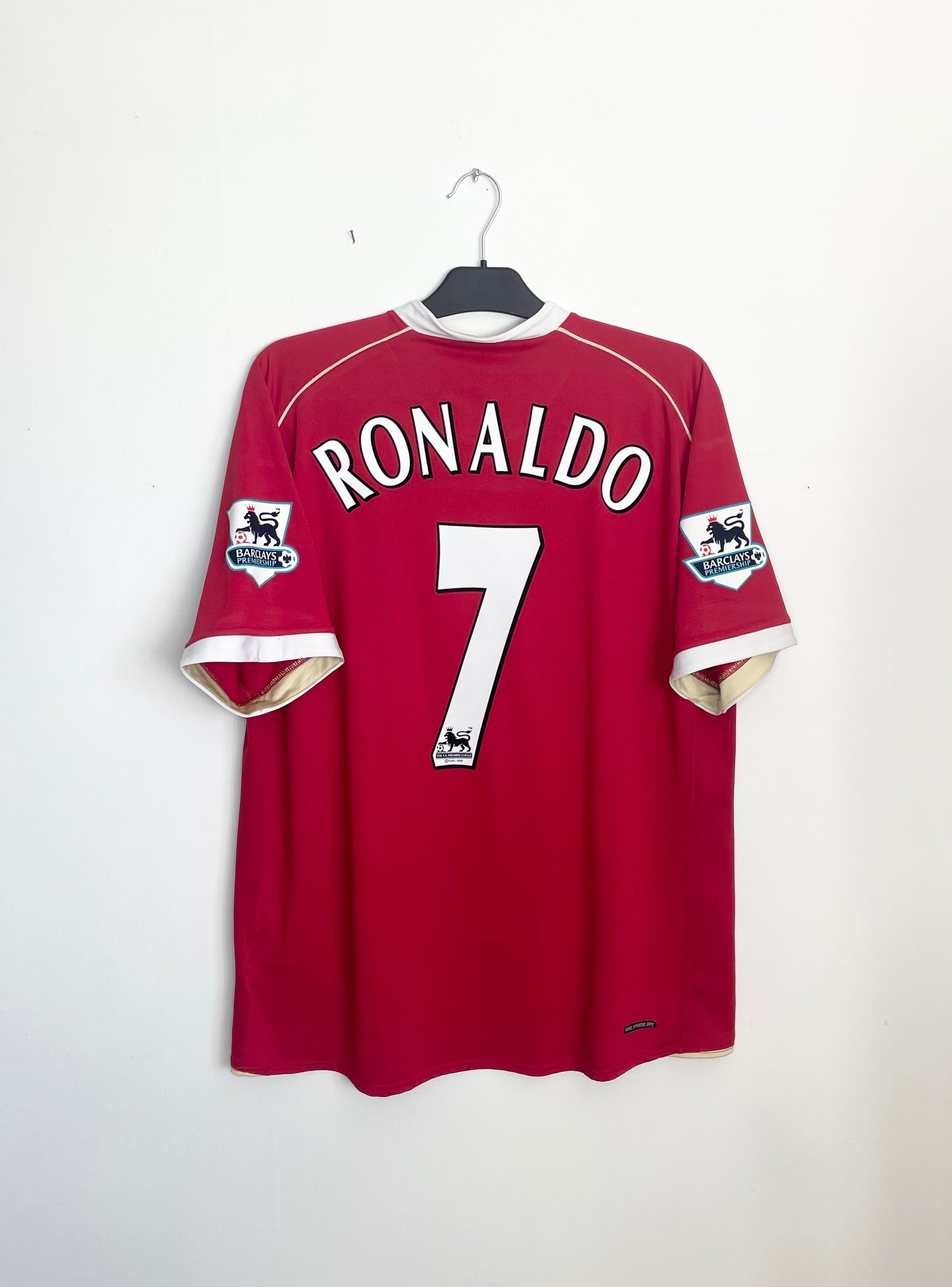 Manchester United 2006-07 Home Shirt Ronaldo #7 XL