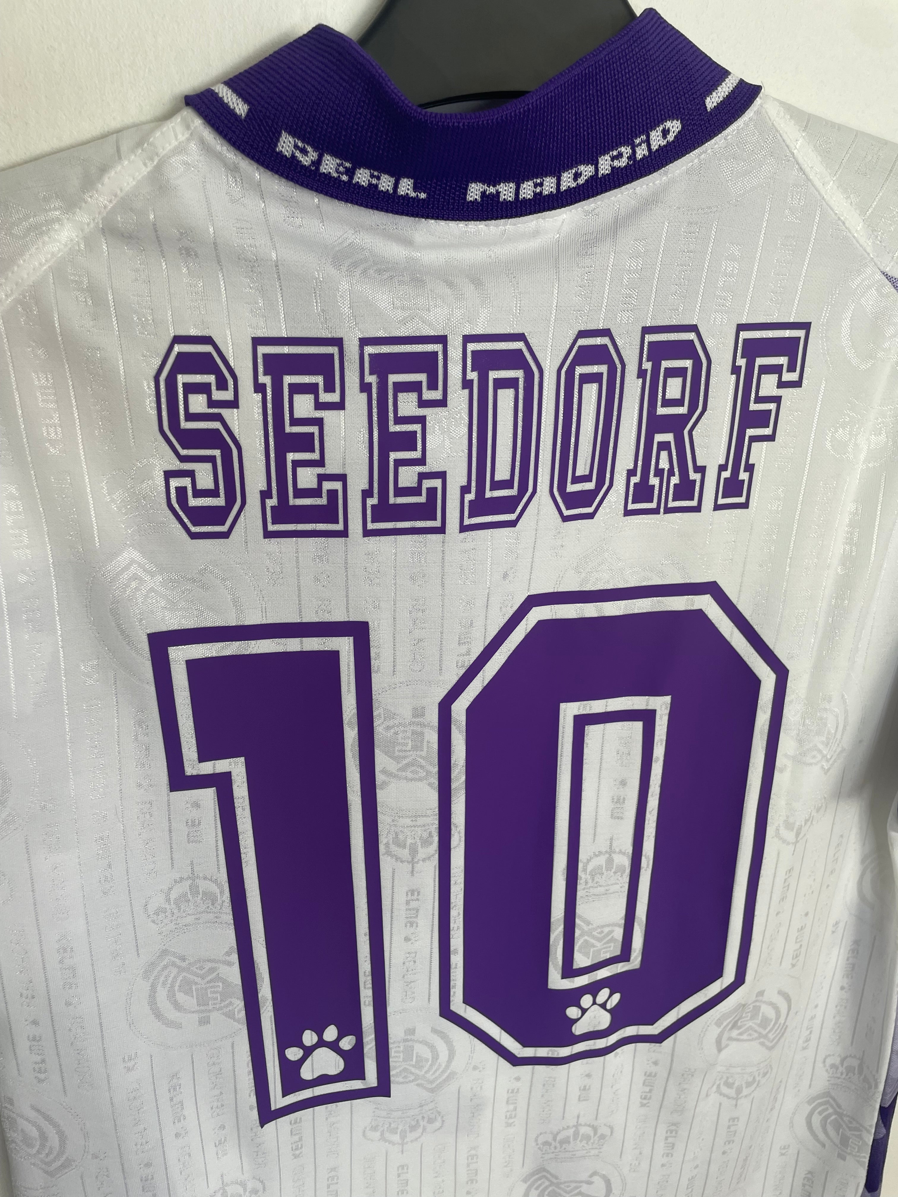 Real Madrid 1996-97 Third Shirt Seedorf #10 Small