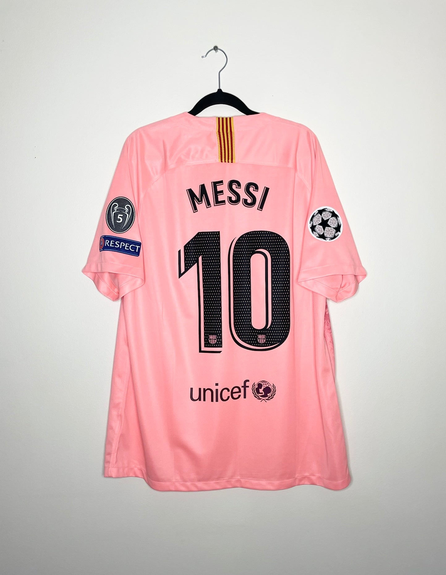 FC Barcelona 2018-19 UCL Third Shirt Messi #10 XL