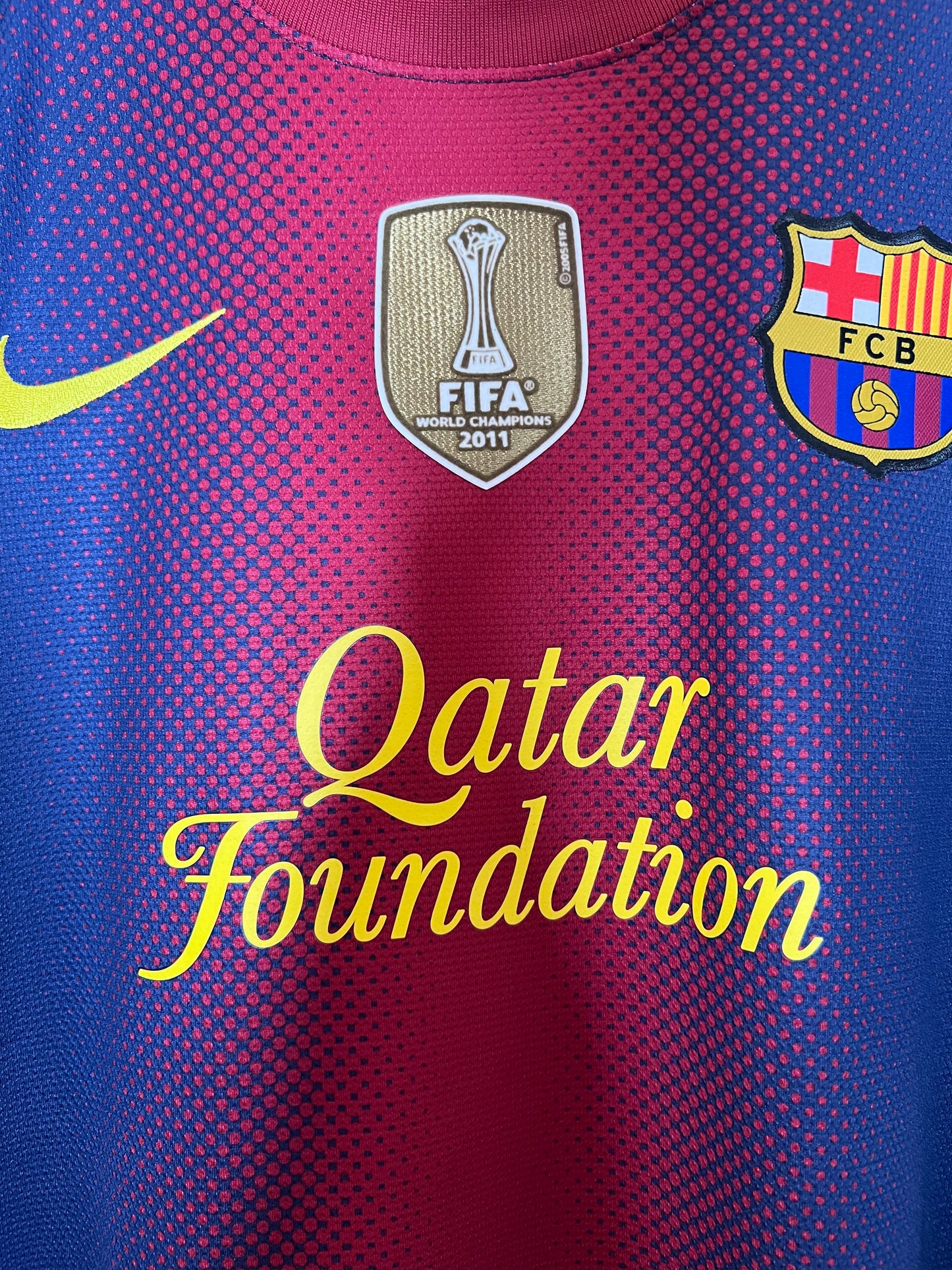 FC Barcelona 2012-13 Home Shirt Fabregas #4 XXL