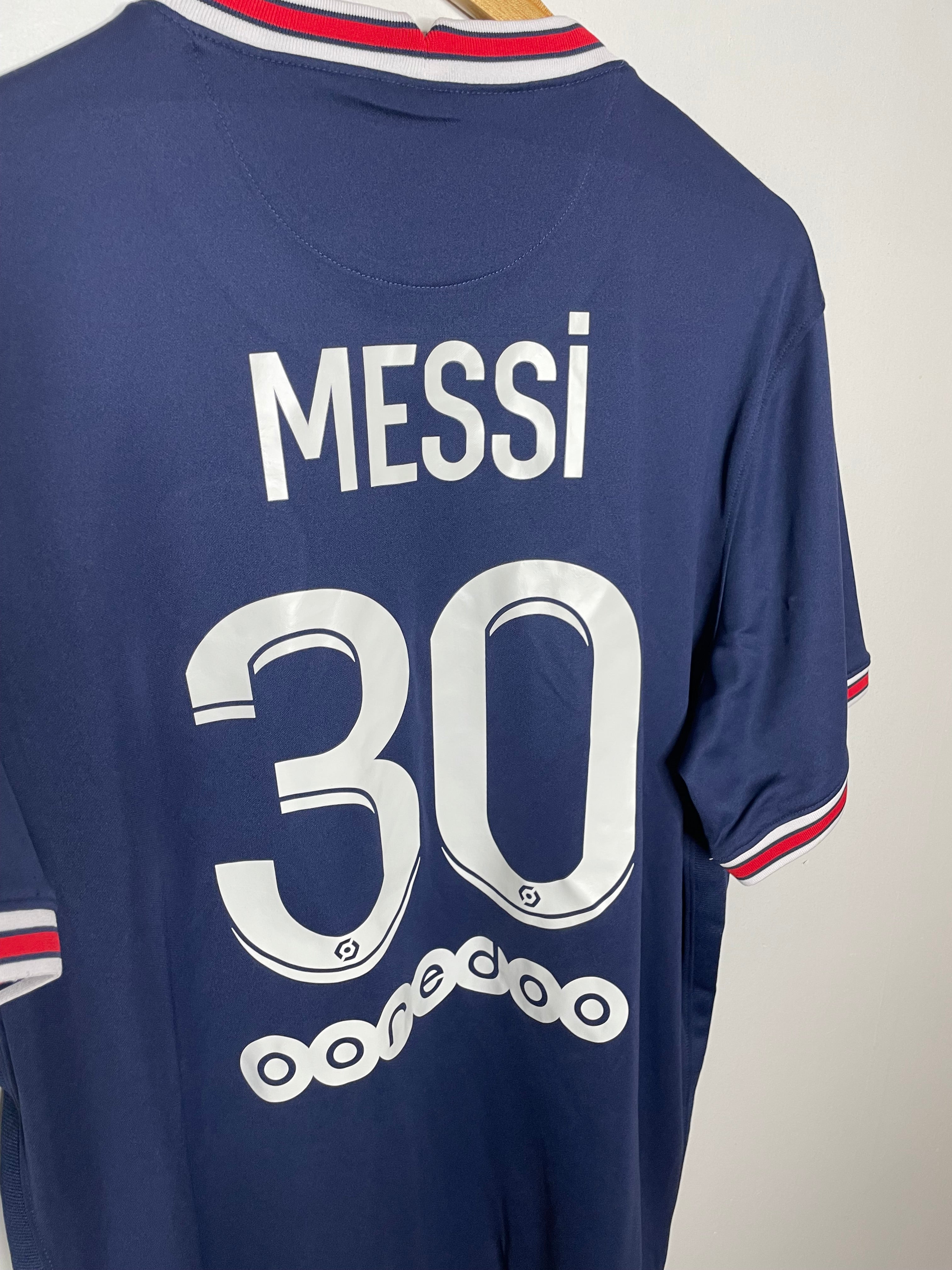 Paris Saint-Germain 2021-22 Home Shirt Messi #30 XL