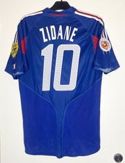 Frankrike EURO 2004 Hemmatröja Zidane #10 Medium