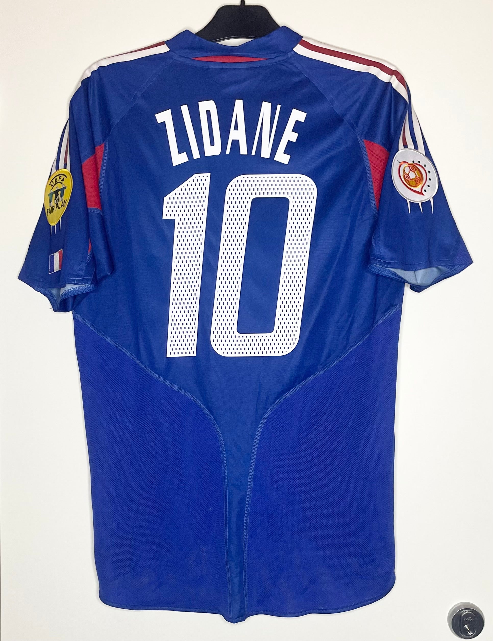 Frankrike EURO 2004 Hemmatröja Zidane #10 Medium
