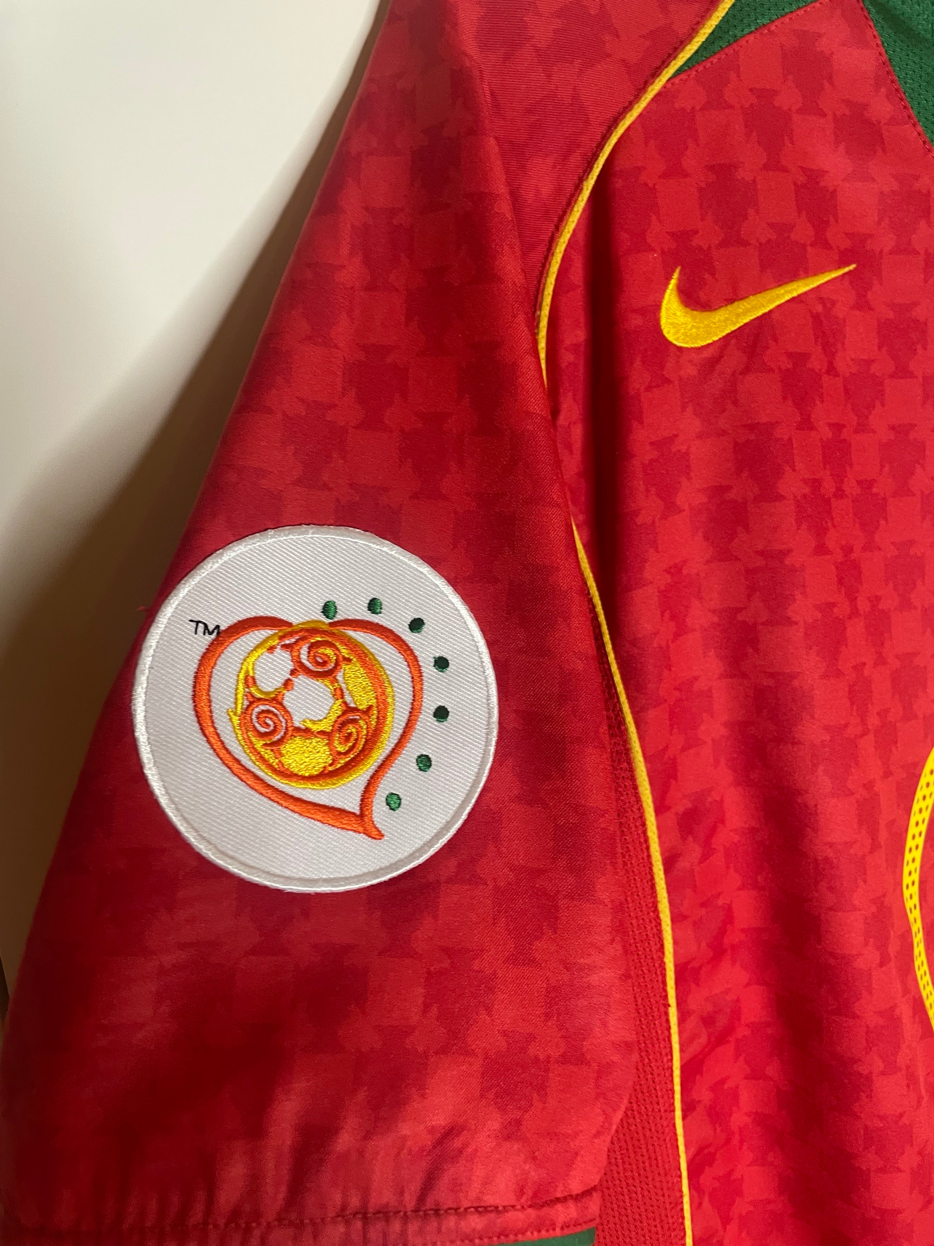 Portugal EURO 2004 Hemmatröja Ronaldo #17 Medium