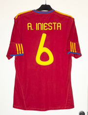 Spanien VM 2010 Hemmatröja Iniesta #6 Large