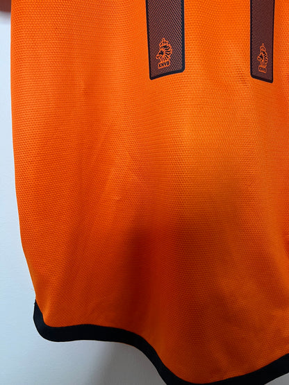 Netherlands 2012 EURO Home Shirt Robben #11 Large