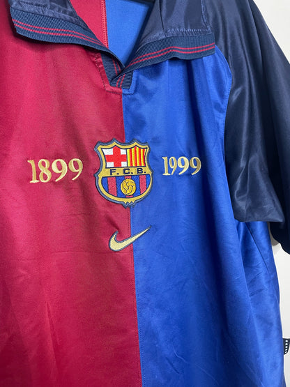 FC Barcelona 1999-2000 UCL Home Shirt Guardiola #4 Large