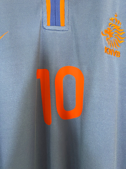 Netherlands 2000 EURO Away Shirt Bergkamp #10 XL