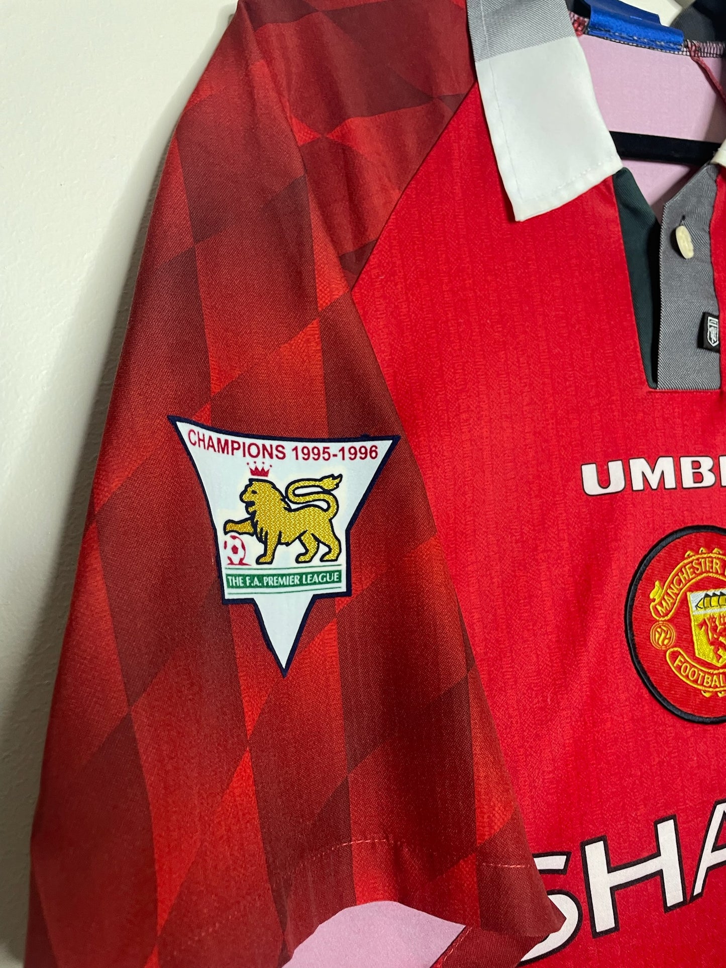 Manchester United 1996-1998 Home Shirt Beckham #7 XXL