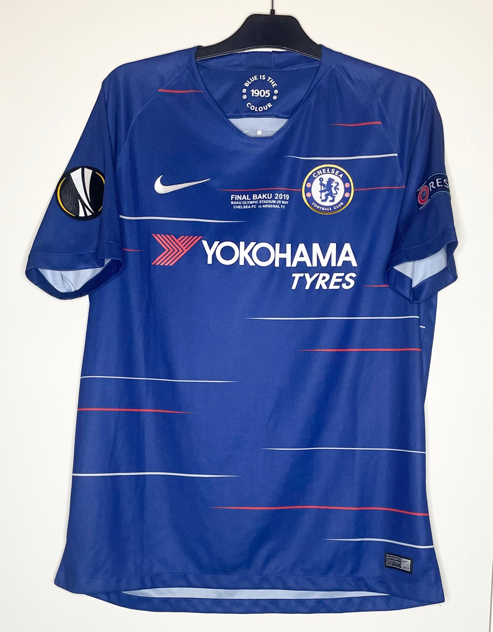 Chelsea 2018-19 UEL Final Hemmatröja Hazard #10 Large