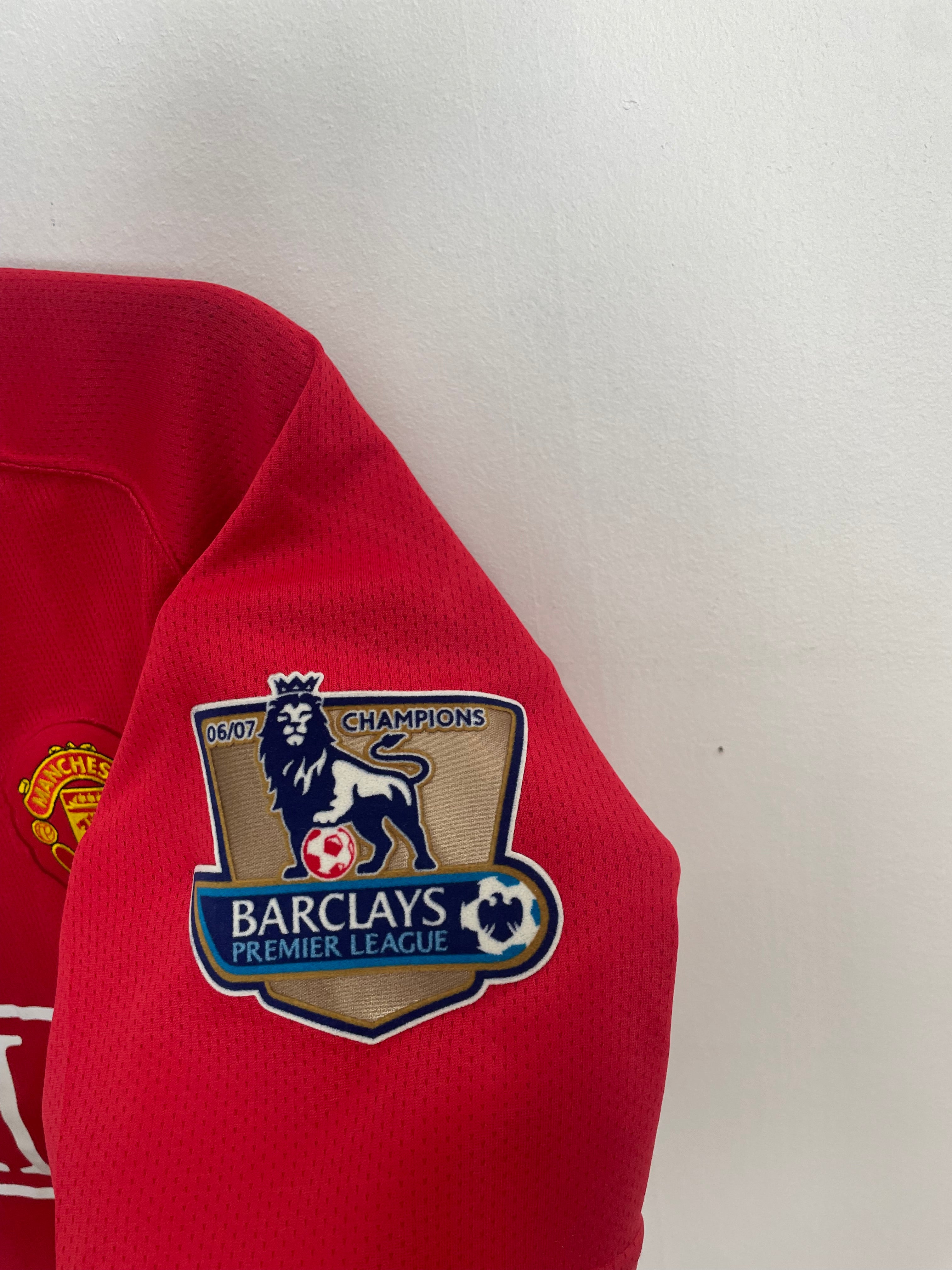 Manchester United 2007-08 Home Shirt Ronaldo #7 Medium