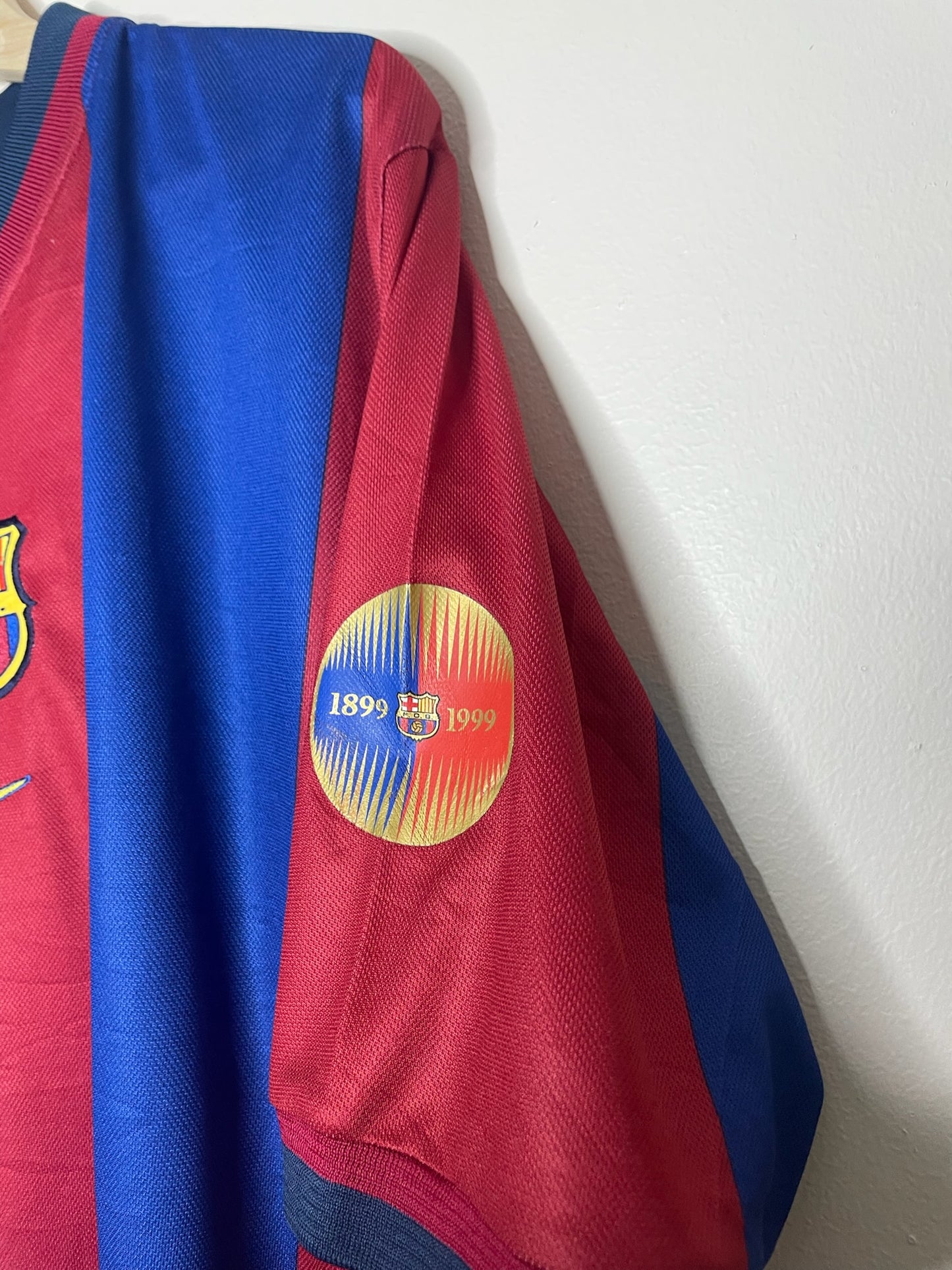 FC Barcelona 1998-99 Home Shirt Luis Enrique #21 Large