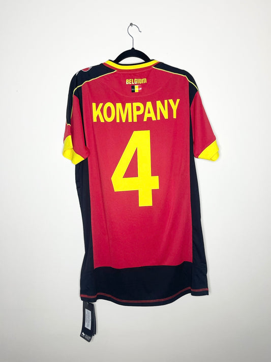 Belgium 2012-14 BNWT Home Shirt Kompany #4 XL