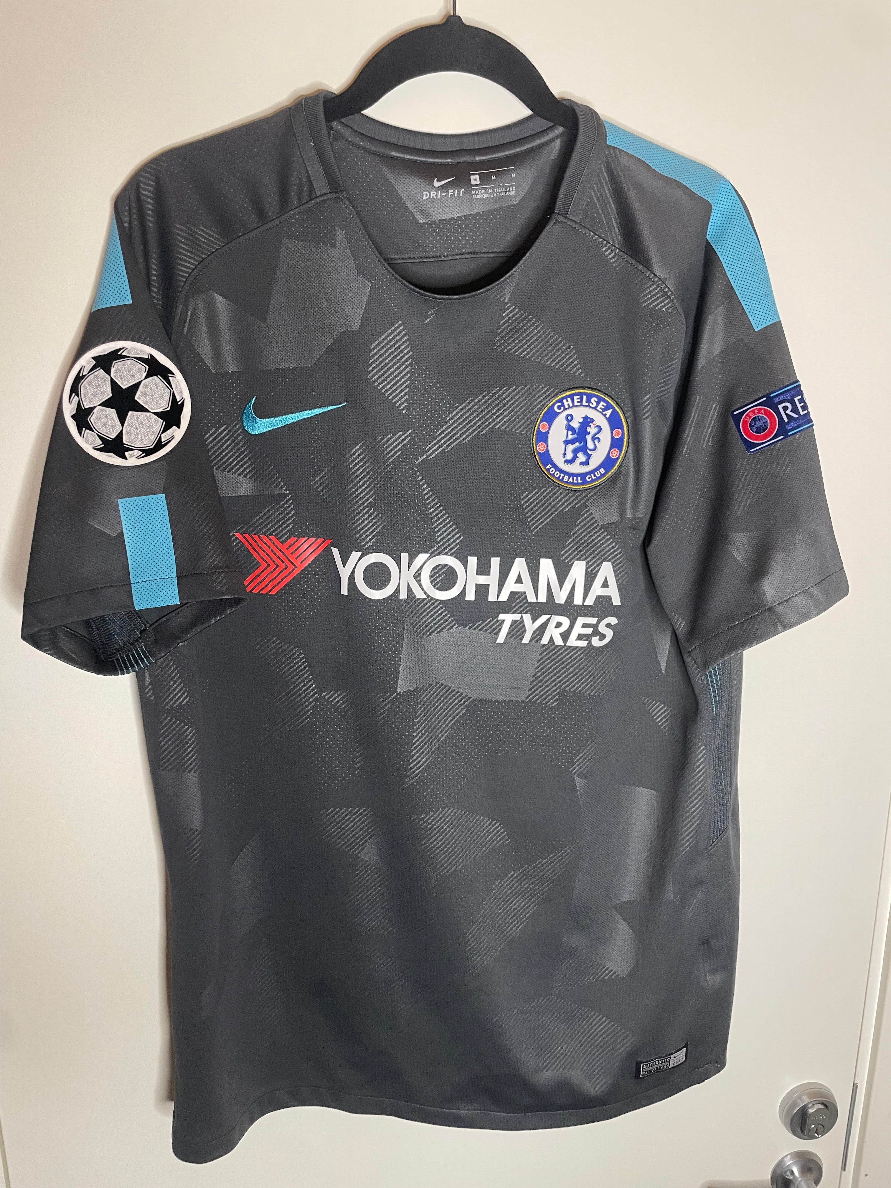 Chelsea 2017-18 UCL Bortatröja Kante #7 Medium