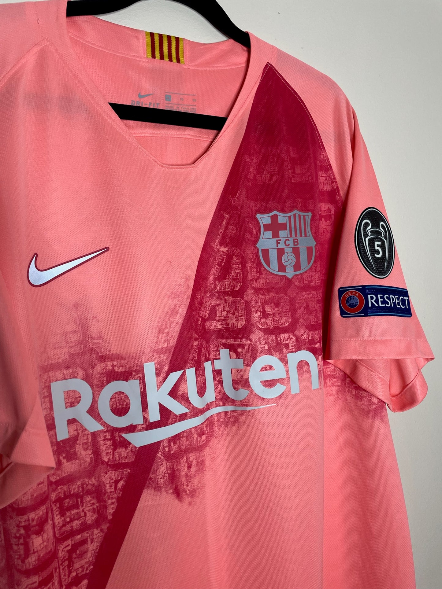 FC Barcelona 2018-19 UCL Third Shirt Messi #10 XL