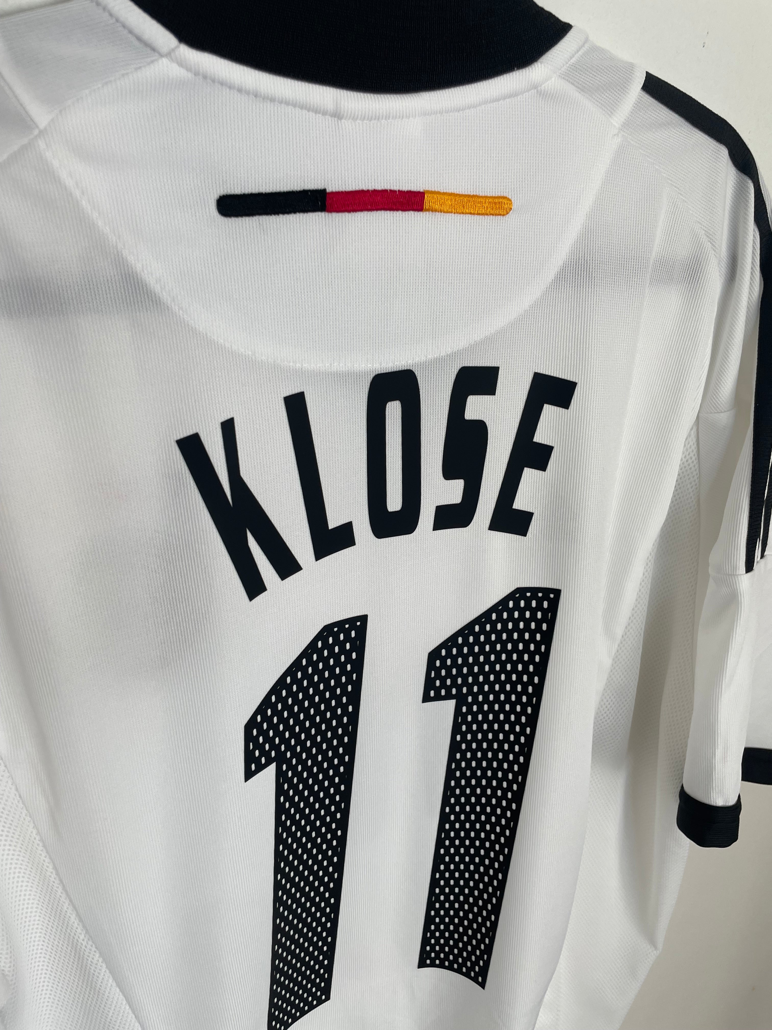 Germany 2002 World Cup Home Shirt Klose #11 Large