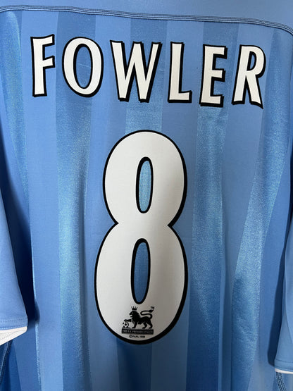 Manchester City 2003-04 Home Shirt Fowler #8 XL/XXL