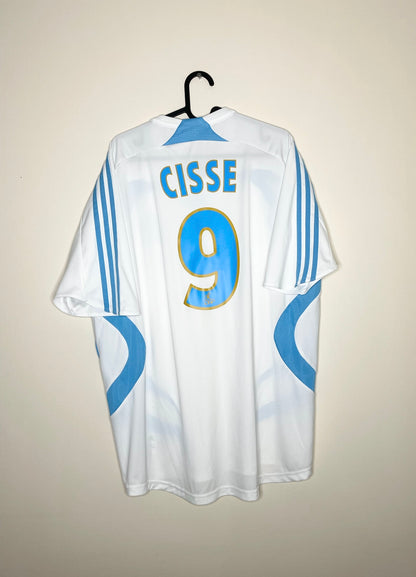 Olympique Marseille 2008-08 Home Shirt Cisse #9 XL?