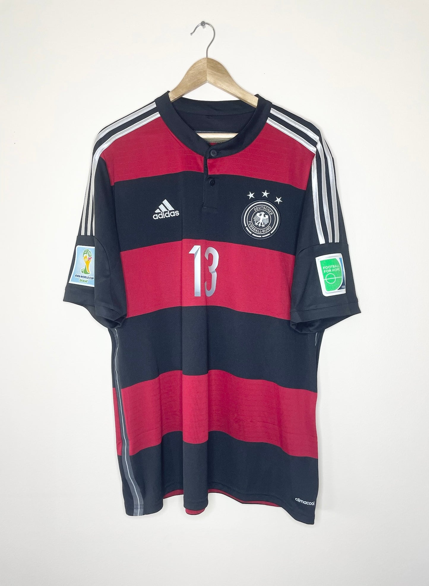 Germany 2014 World Cup Away Shirt Muller #13 XL