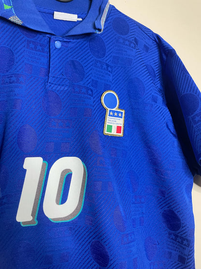 Italy 1994 Home Shirt Baggio #10 Large