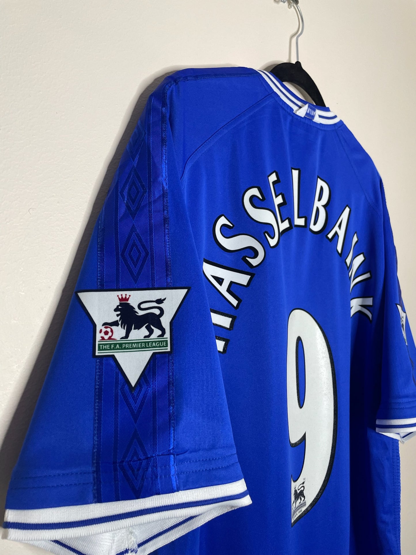 Chelsea 1999-2001 Home Shirt Hasselbaink #9 XXL