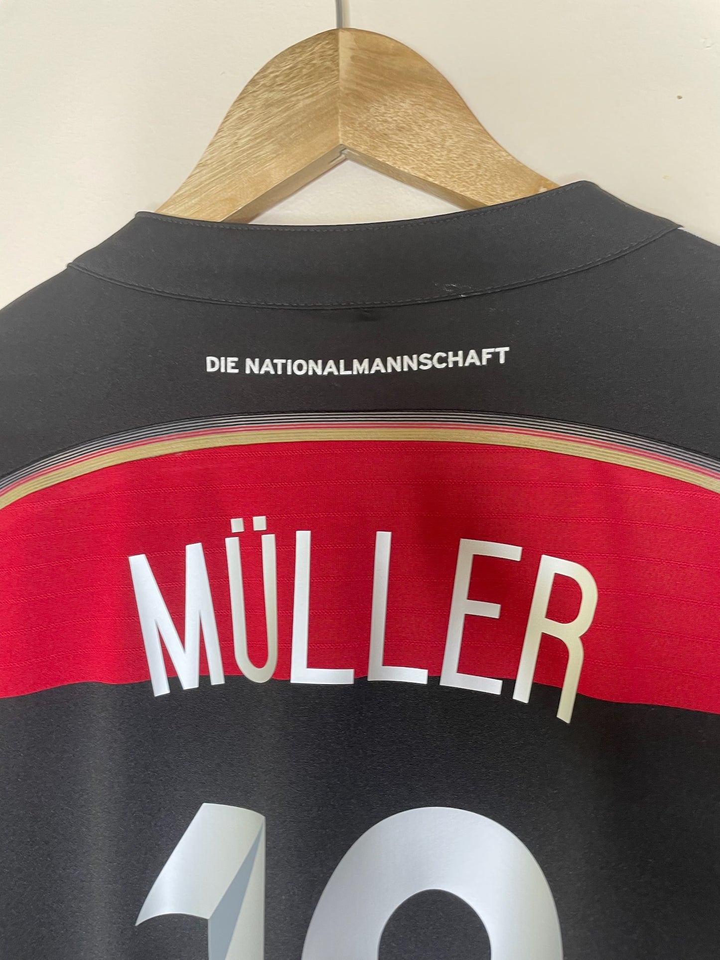 Germany 2014 World Cup Away Shirt Muller #13 XL