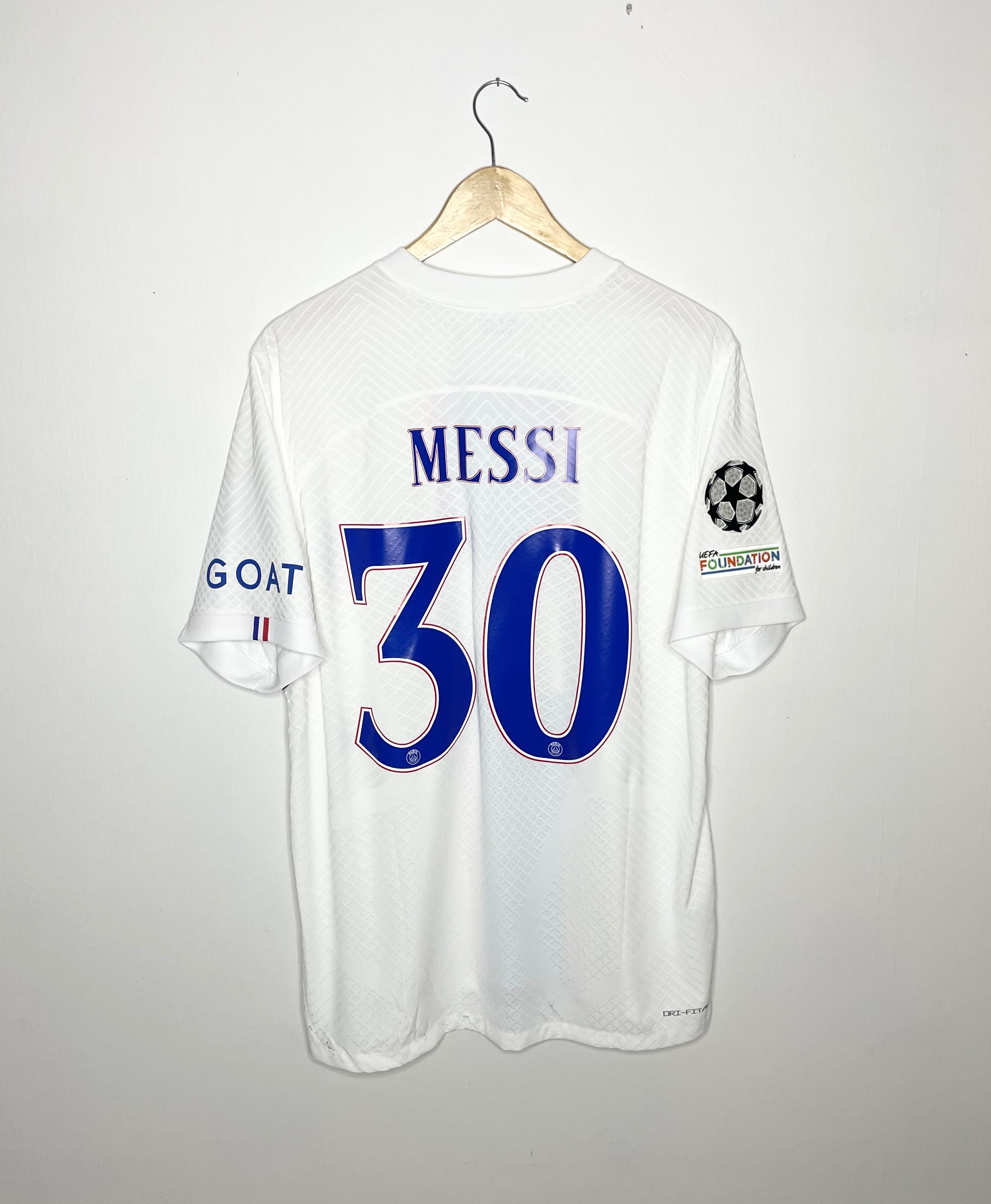 Paris Saint-Germain 2022-23 PLAYER VERSION Third Shirt Messi #30 XL