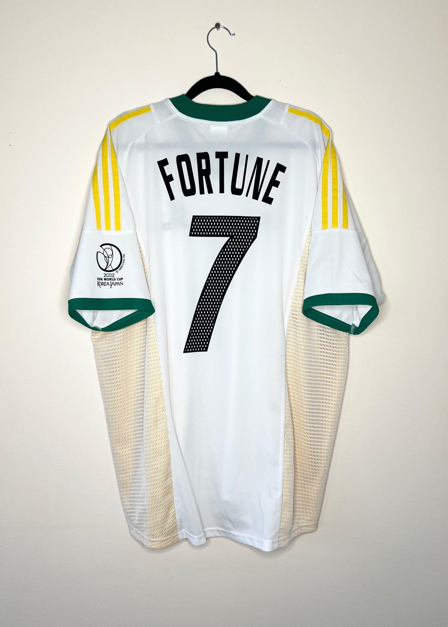 South Africa 2002 World Cup Home Shirt Fortune #7 XL