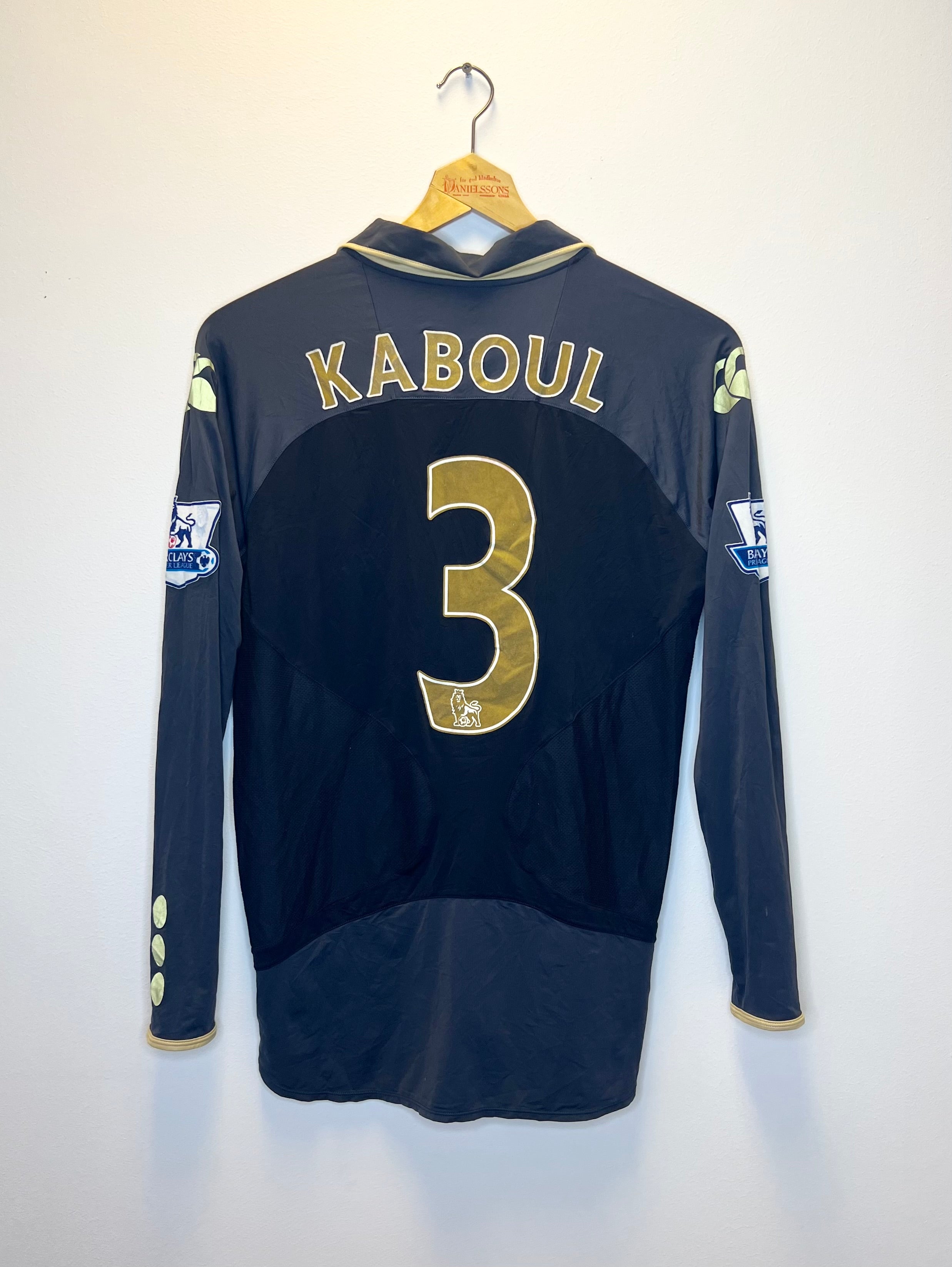 Portsmouth 2008-09 MATCHWORN Authentic Player Issue Third Shirt #3 Kaboul Large