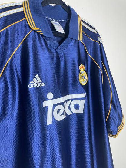 Real Madrid 1998-99 Away Shirt Raul #7 XL