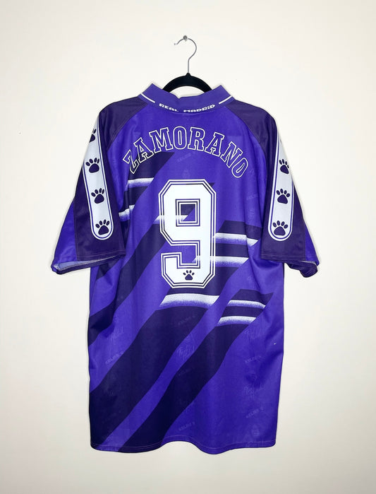 Real Madrid 1994-96 Away Shirt Zamorano #9 Large