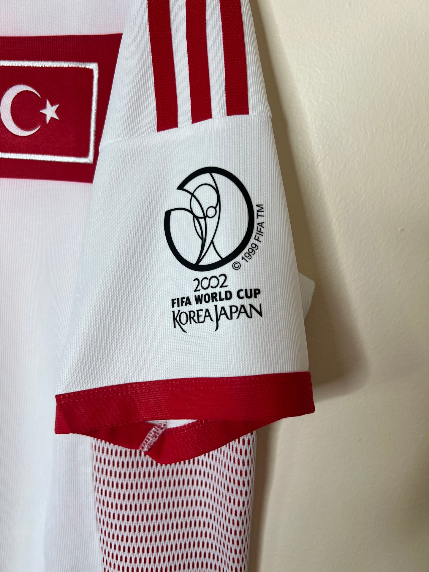 Turkey 2002 World Cup Home Shirt Hakan Sukur #9 Medium