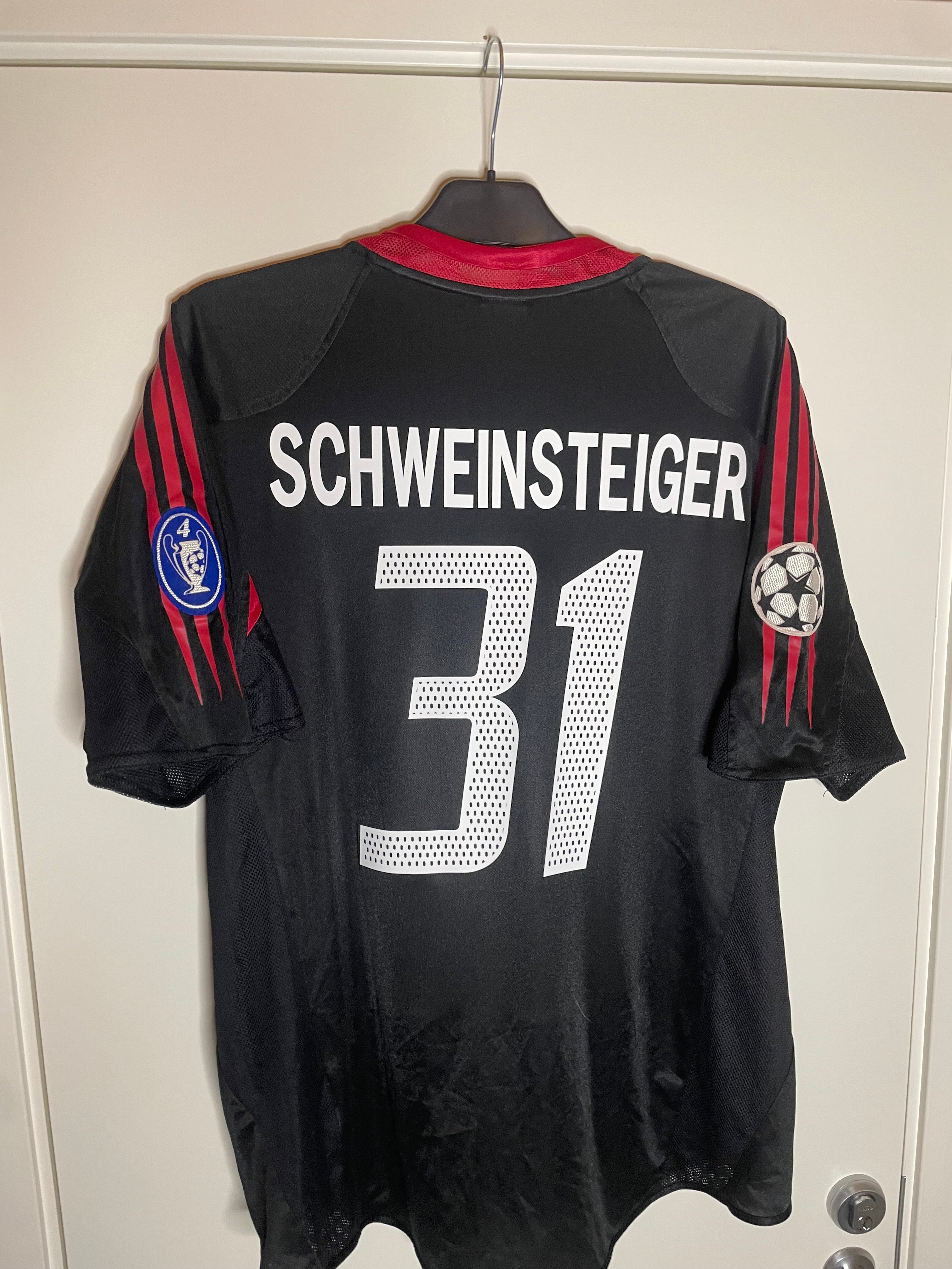 Bayern Munich 2004-05 UCL Tredjetröja Schweinsteiger #31 XL