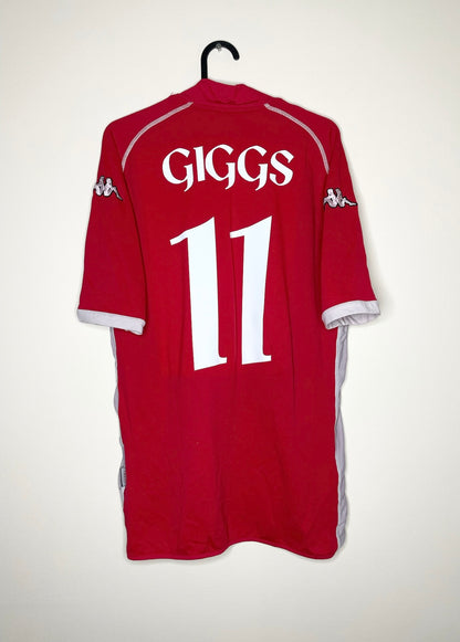 Wales 2002-03 Home Shirt Giggs #11 Large