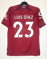 Liverpool 2022-23 Hemmatröja Luis Diaz #23 Medium