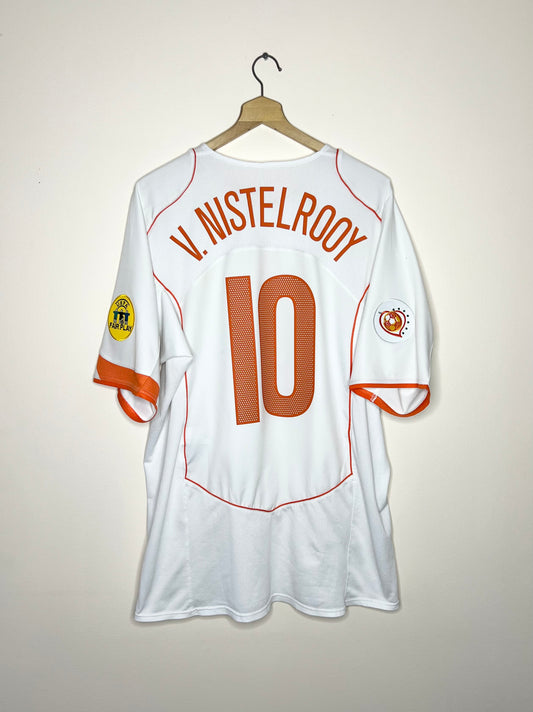 Netherlands 2004-06 EURO Away Shirt Van Nistelrooy #10 XL