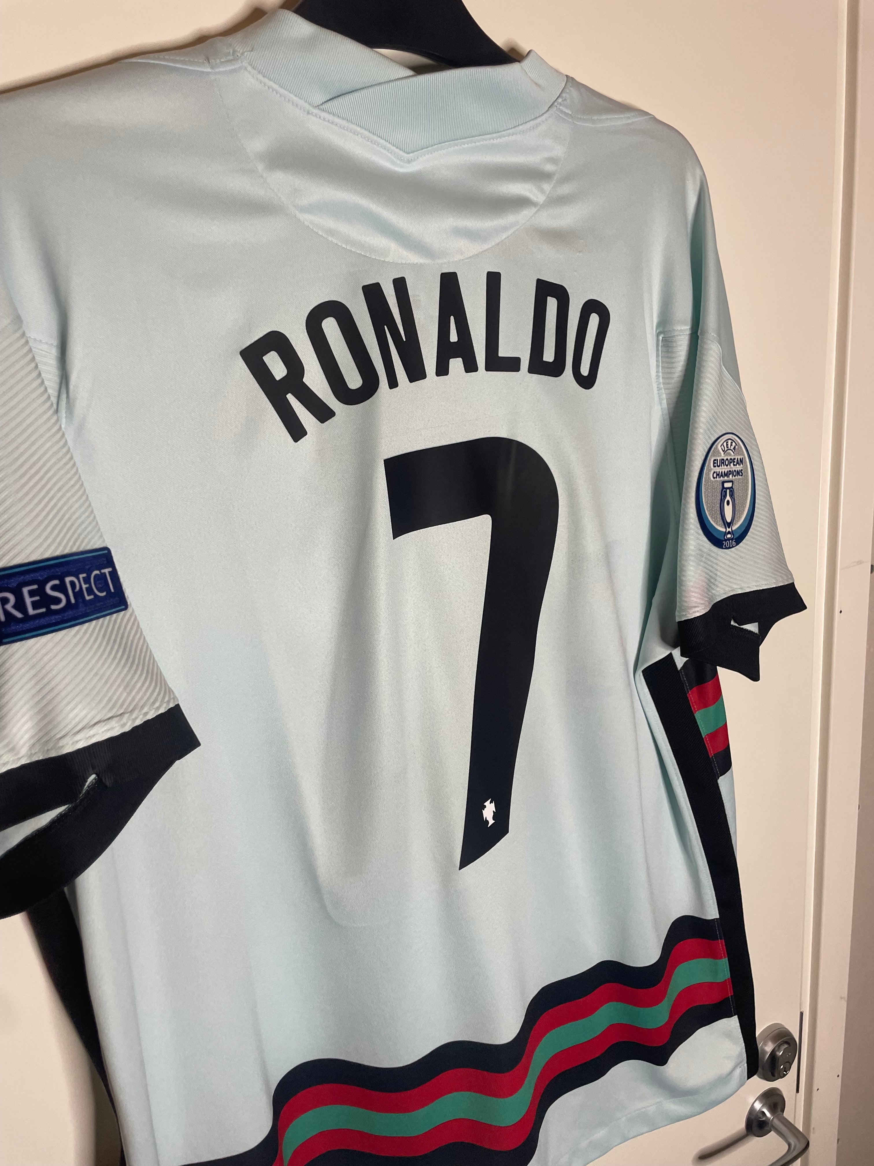 Portugal EURO 2020 Bortatröja Ronaldo #7 XL