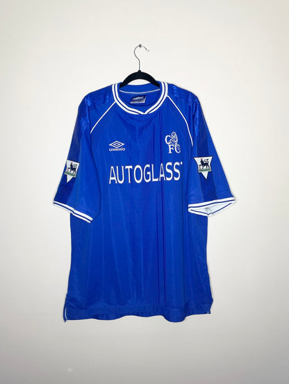 Chelsea 1999-2001 Home Shirt Hasselbaink #9 XXL