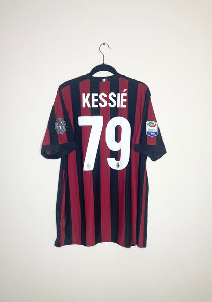 AC Milan 2017-18 Home Shirt Kessie #79 XL