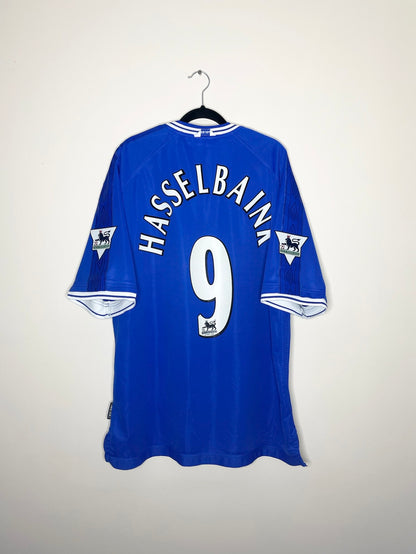 Chelsea 1999-2001 Home Shirt Hasselbaink #9 XXL