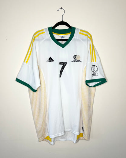 South Africa 2002 World Cup Home Shirt Fortune #7 XL