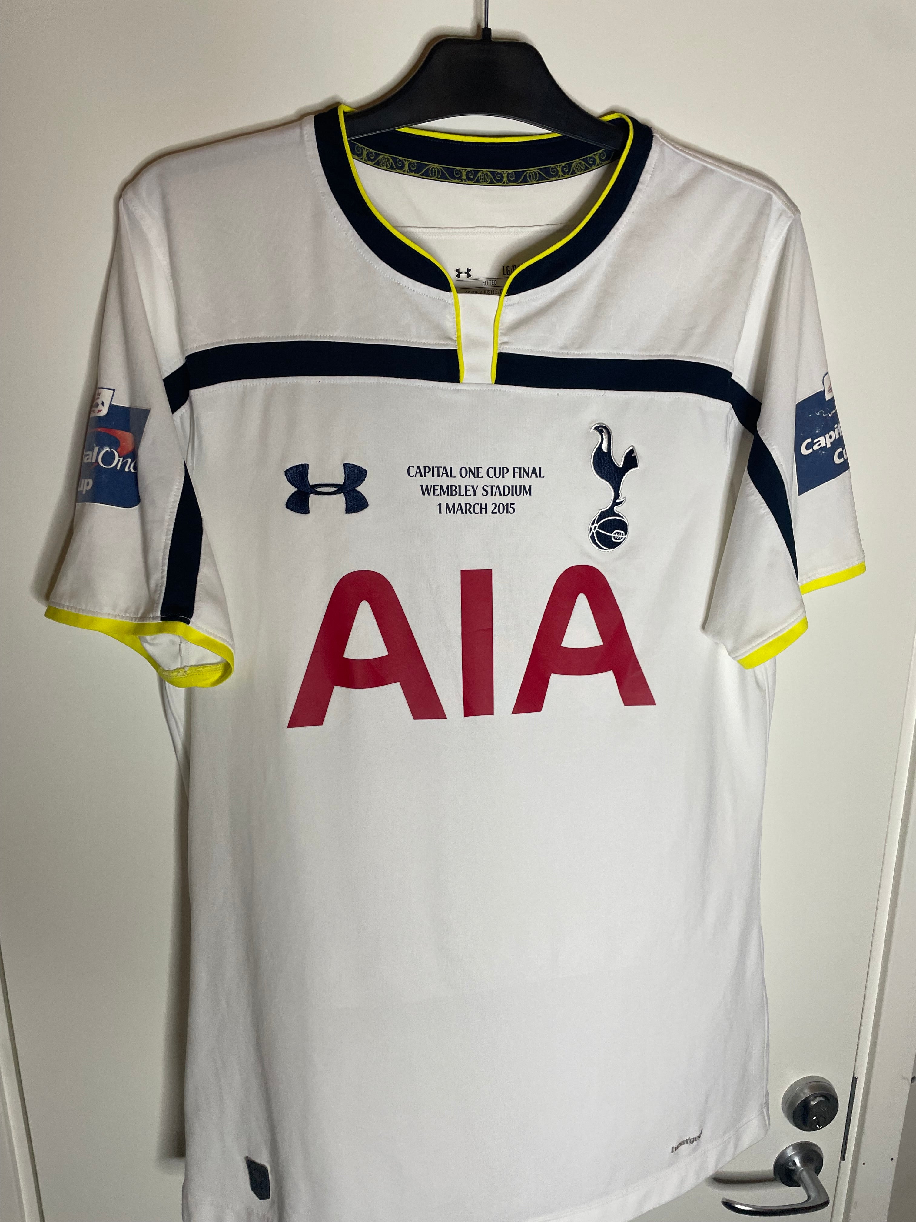 Tottenham Hotspur 2014-15 Cup Final Hemmatröja Dembélé #19 Large