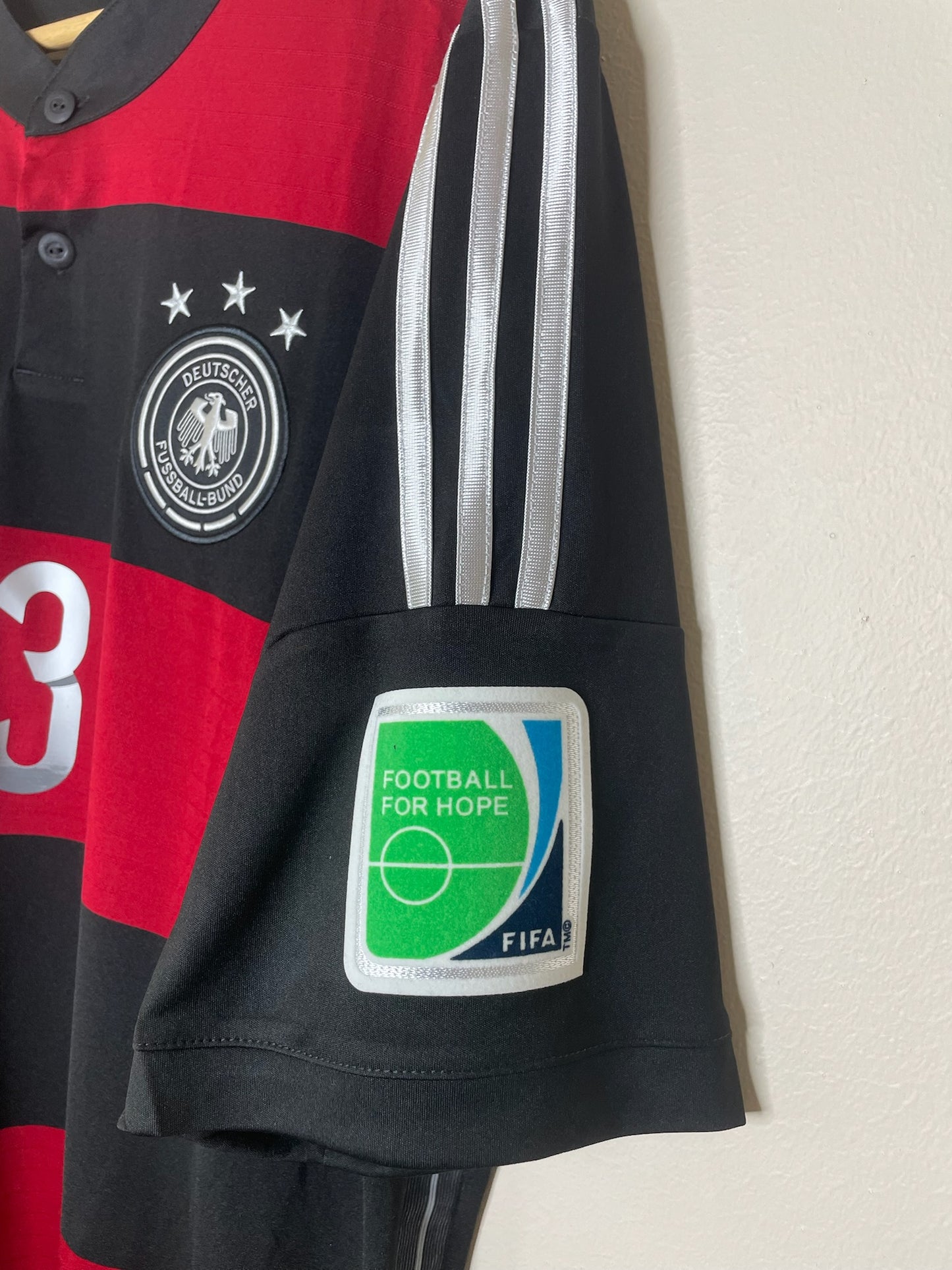 Germany 2014 World Cup Away Shirt Muller #13 XL