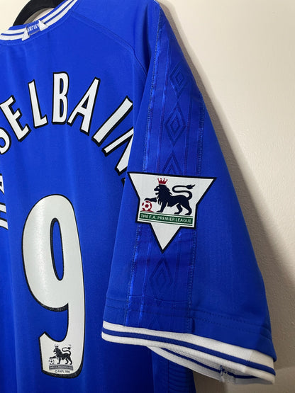 Chelsea 1999-2001 Home Shirt Hasselbaink #9 XXL