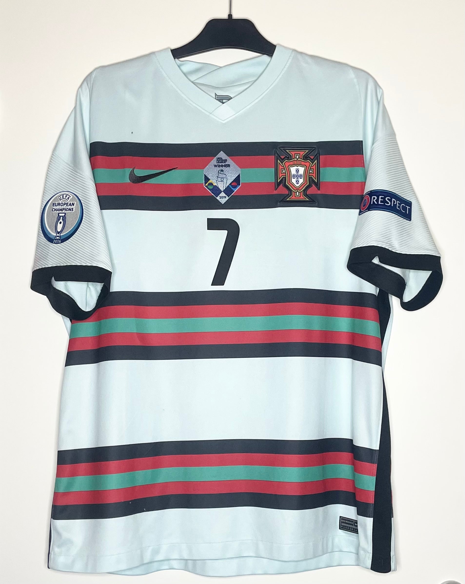 Portugal EURO 2020 Bortatröja Ronaldo #7 XL